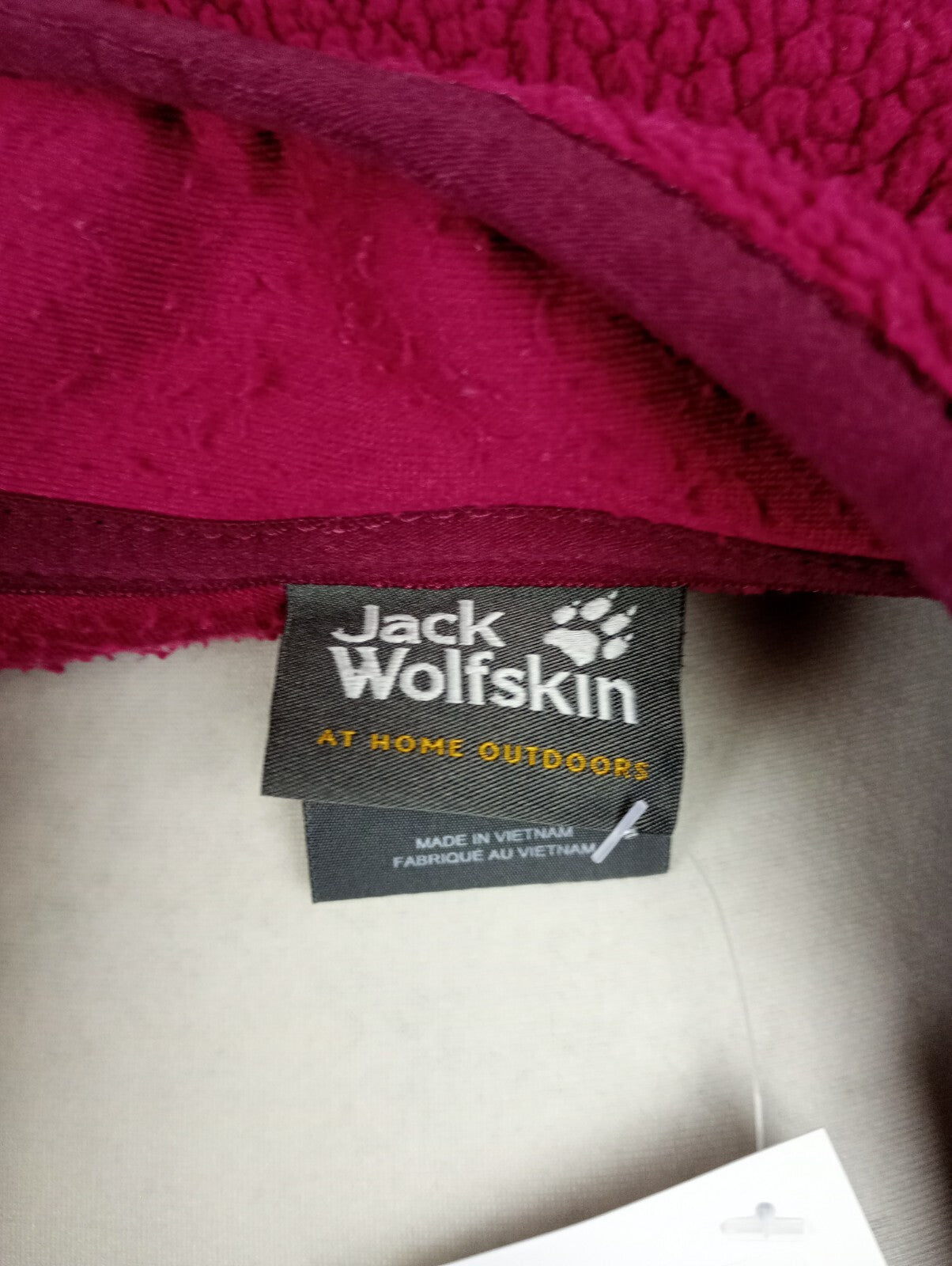 EK3033 Mädchen Fleecejacke von Jack Wolfskin, himbeerrot, Gr. 1527