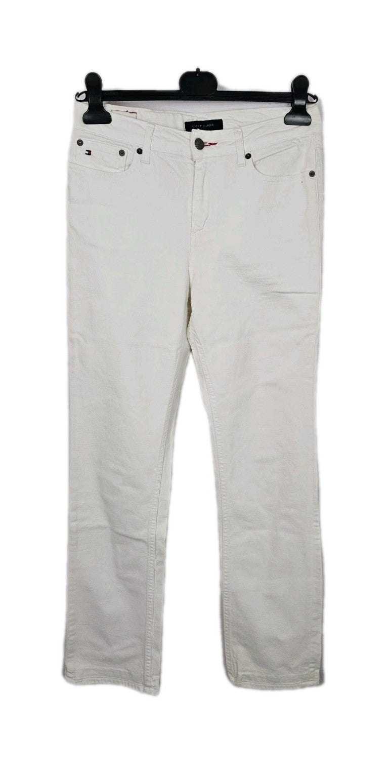 EK9091 Damen Jeans von Tommy Hilfiger, Weiß, Gr. 28/340