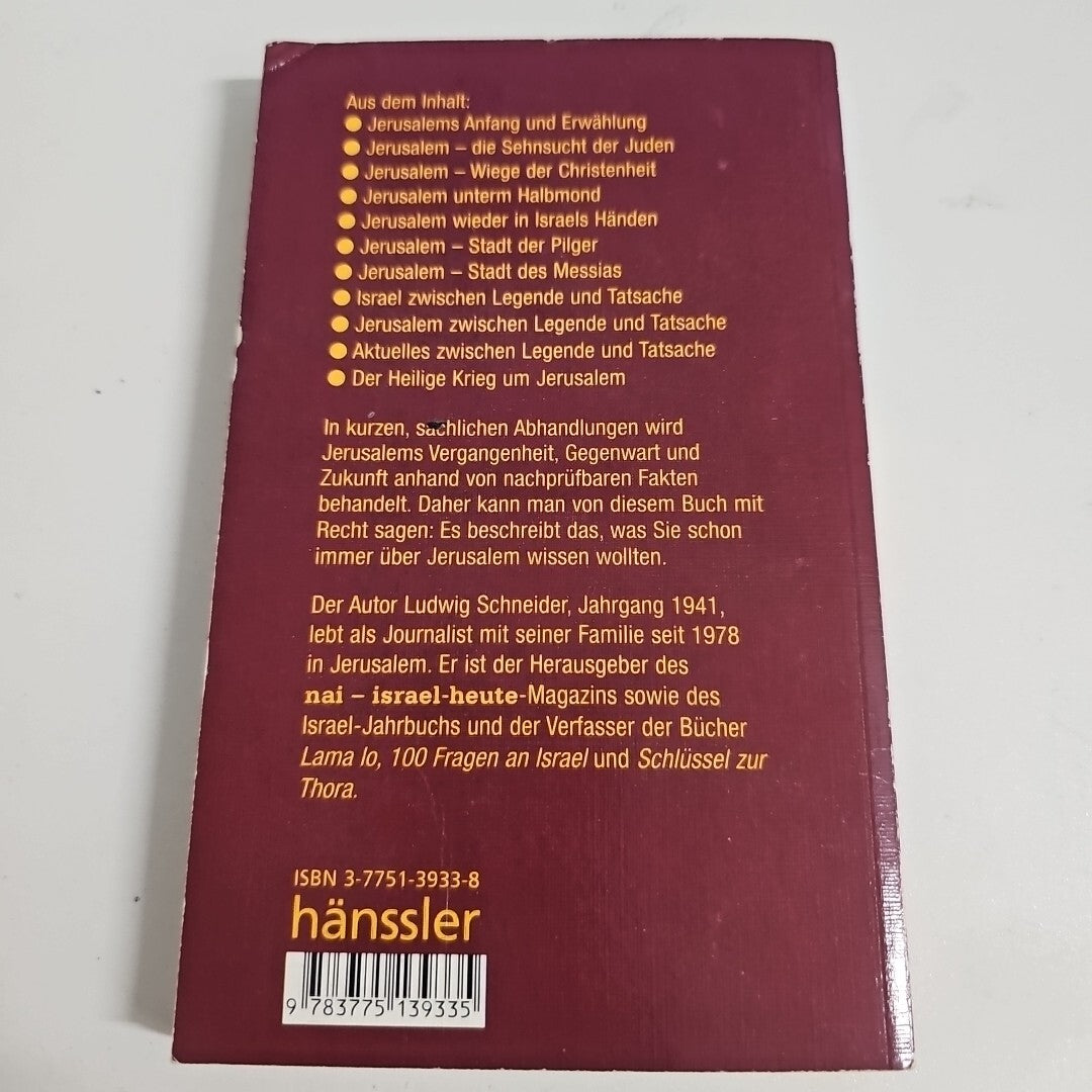 EB1834 Brennpunkt Jerusalem: Was Sie schon immer über Jerusalem wissen wollten1