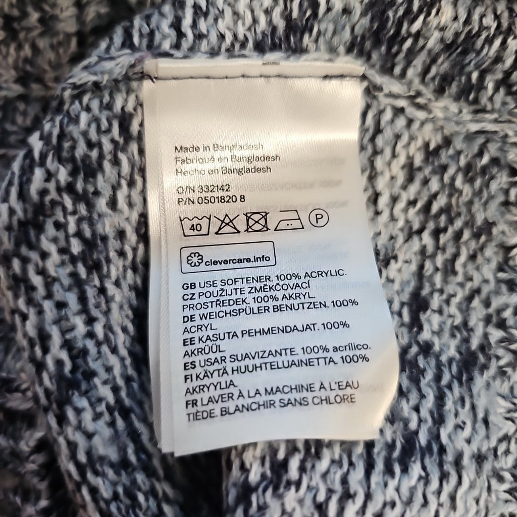 EK7790 Damen Pullover von H&M, blau, Gr.S4