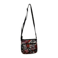 EK8529 Damen Tasche von Skpat, rot mit Blumenmuster, kleine Umhängetasche0