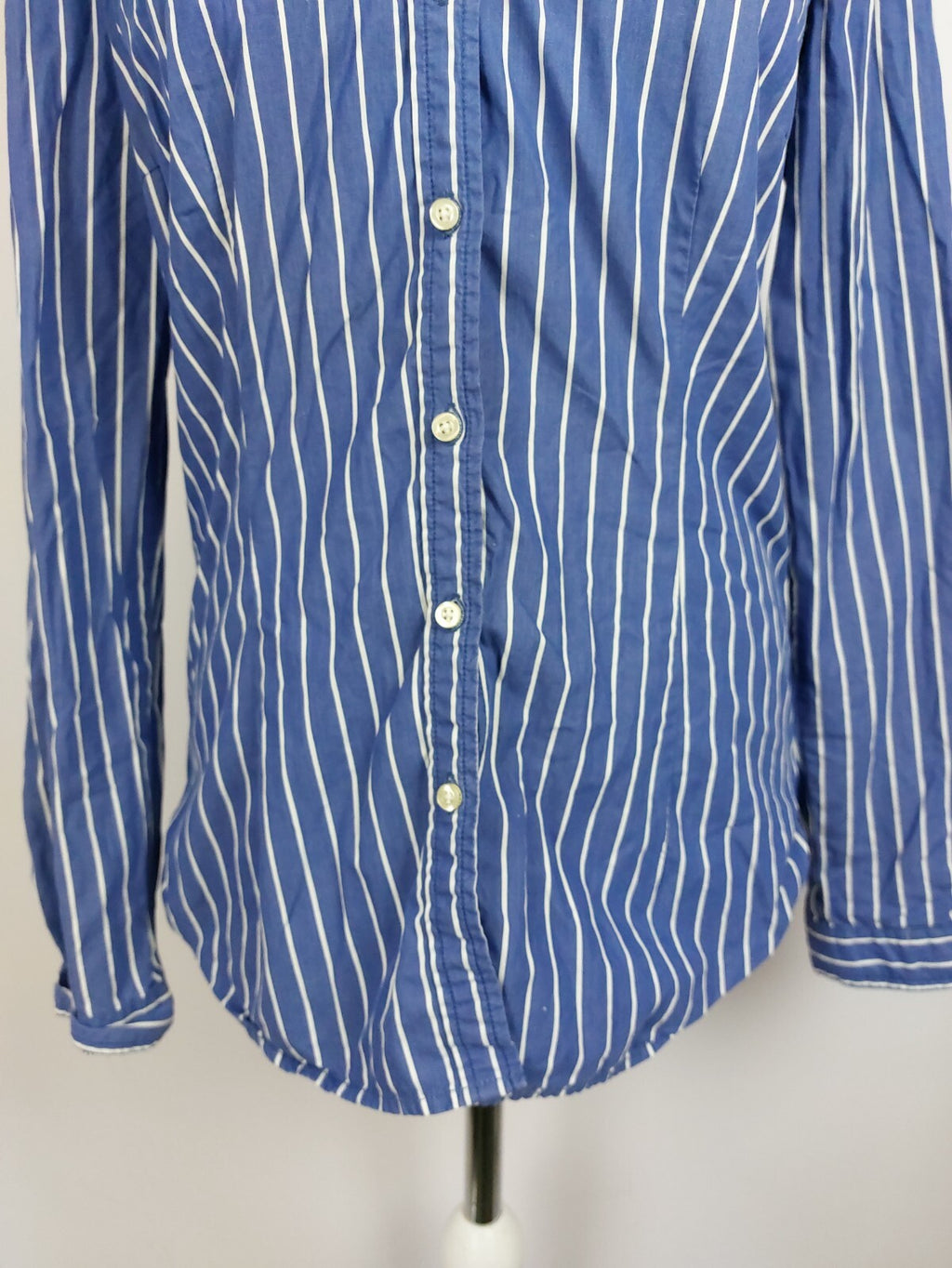 Ek4584 Damen Bluse von Gaastra, blau/weiß gestreift, Gr. M2