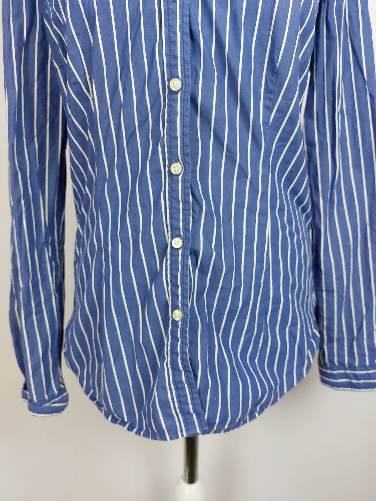 Ek4584 Damen Bluse von Gaastra, blau/weiß gestreift, Gr. M2