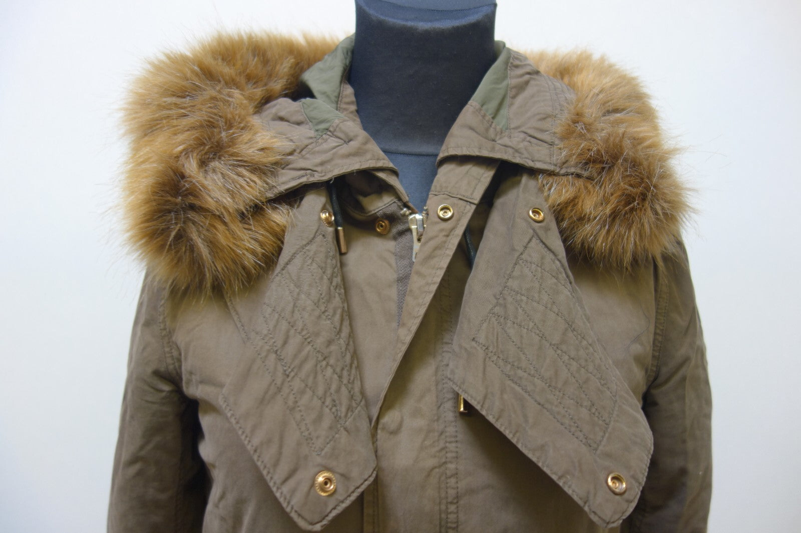 EK0761 Damen Jacke von Zara, grün, Gr. M2