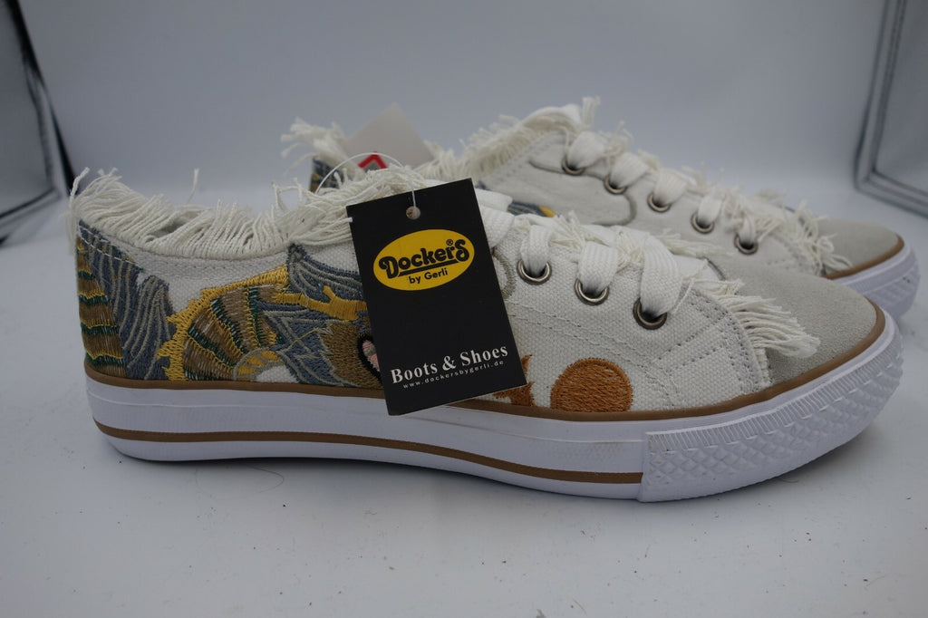 ES0559 Damen Sneaker von Dockers, weiß, 381