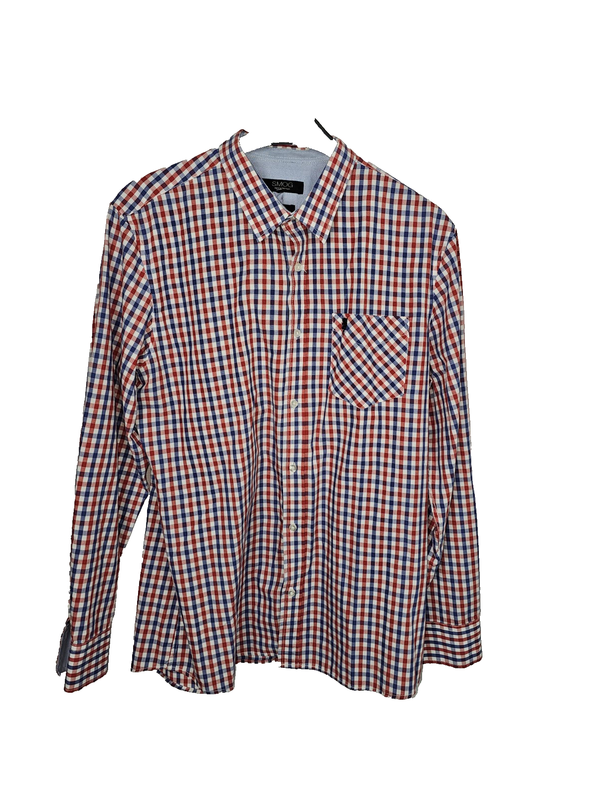 EK7481 Herren Hemd von Smog, Rot-Blau, Gr.XL0