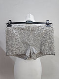 EK0138 Damen Shorts von H&M, beige/schwrz, Gr. XS0