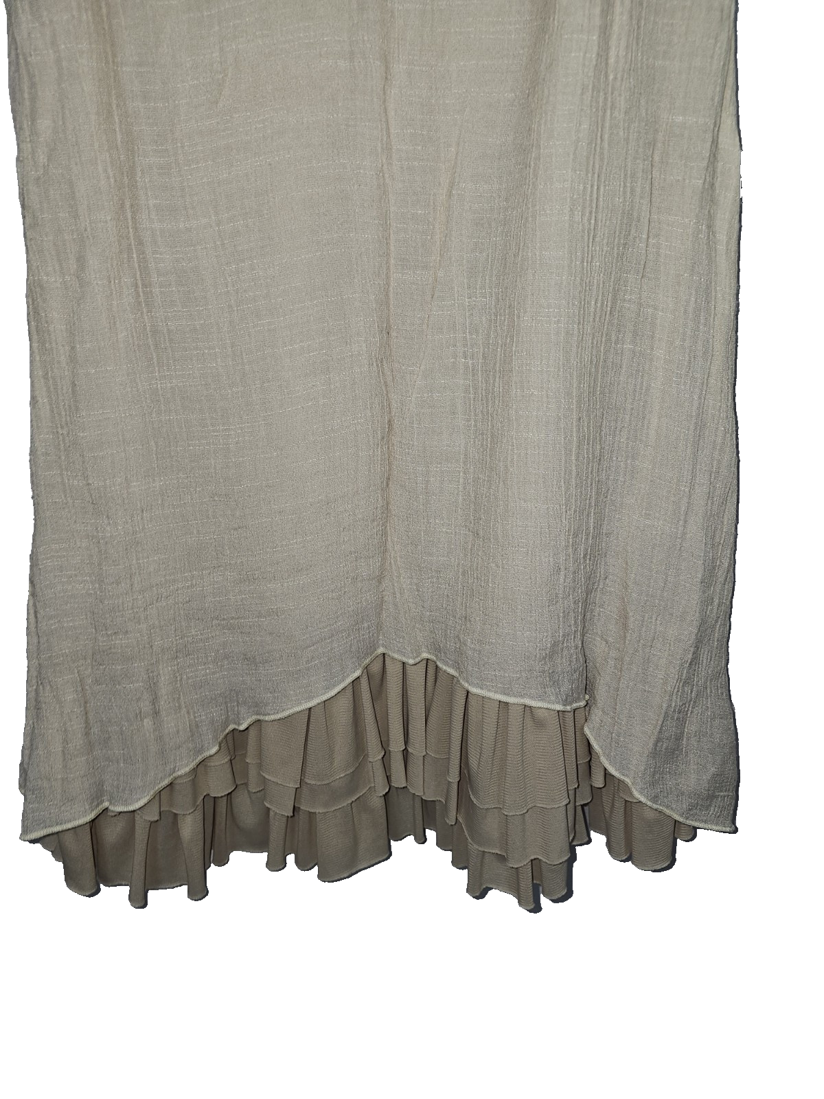 EK7187 Damen Kleid von Apricot, Beige, Gr.S2