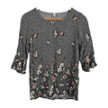 EK8456 Damen Bluse von Soyaconcept, schwarz mit Muster, Gr.S0
