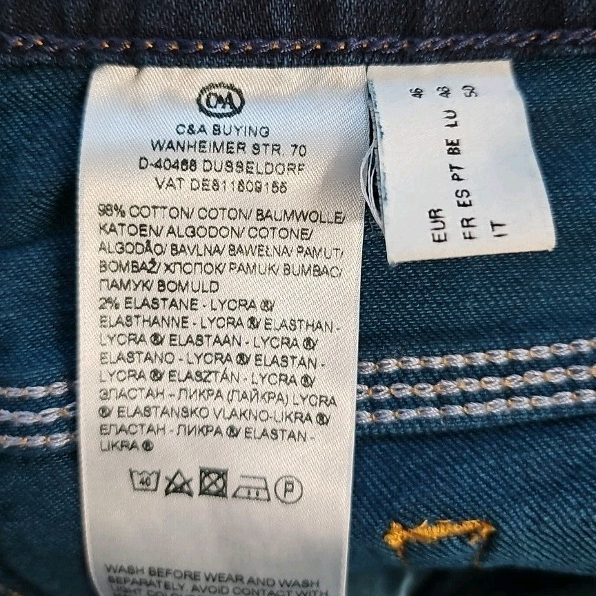 EK11171 Damen Hose von C&A, blau, Gr.464