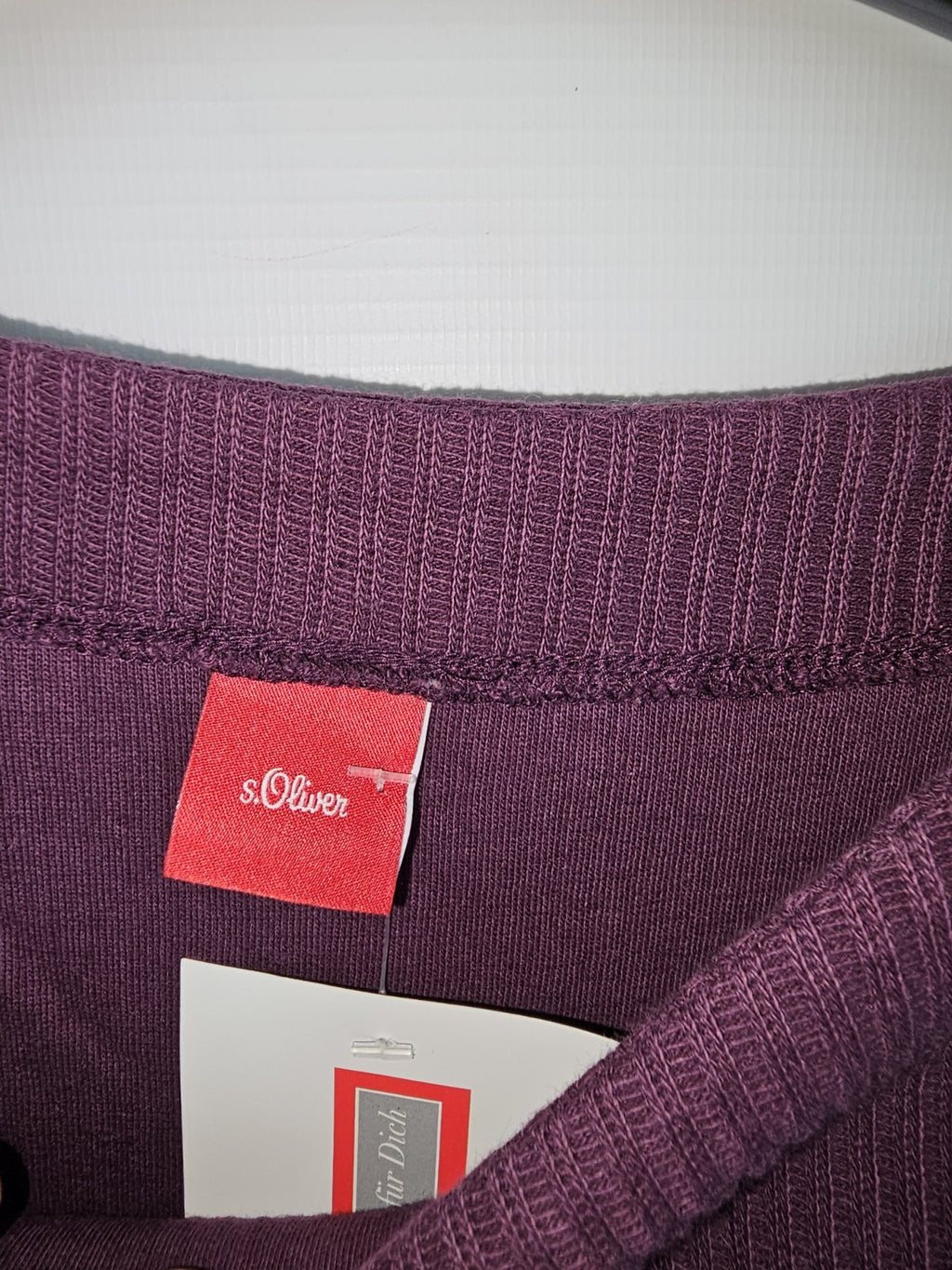 EK2362 Damen Sweatshirt von S.Oliver, Weinrot, Gr. XL2