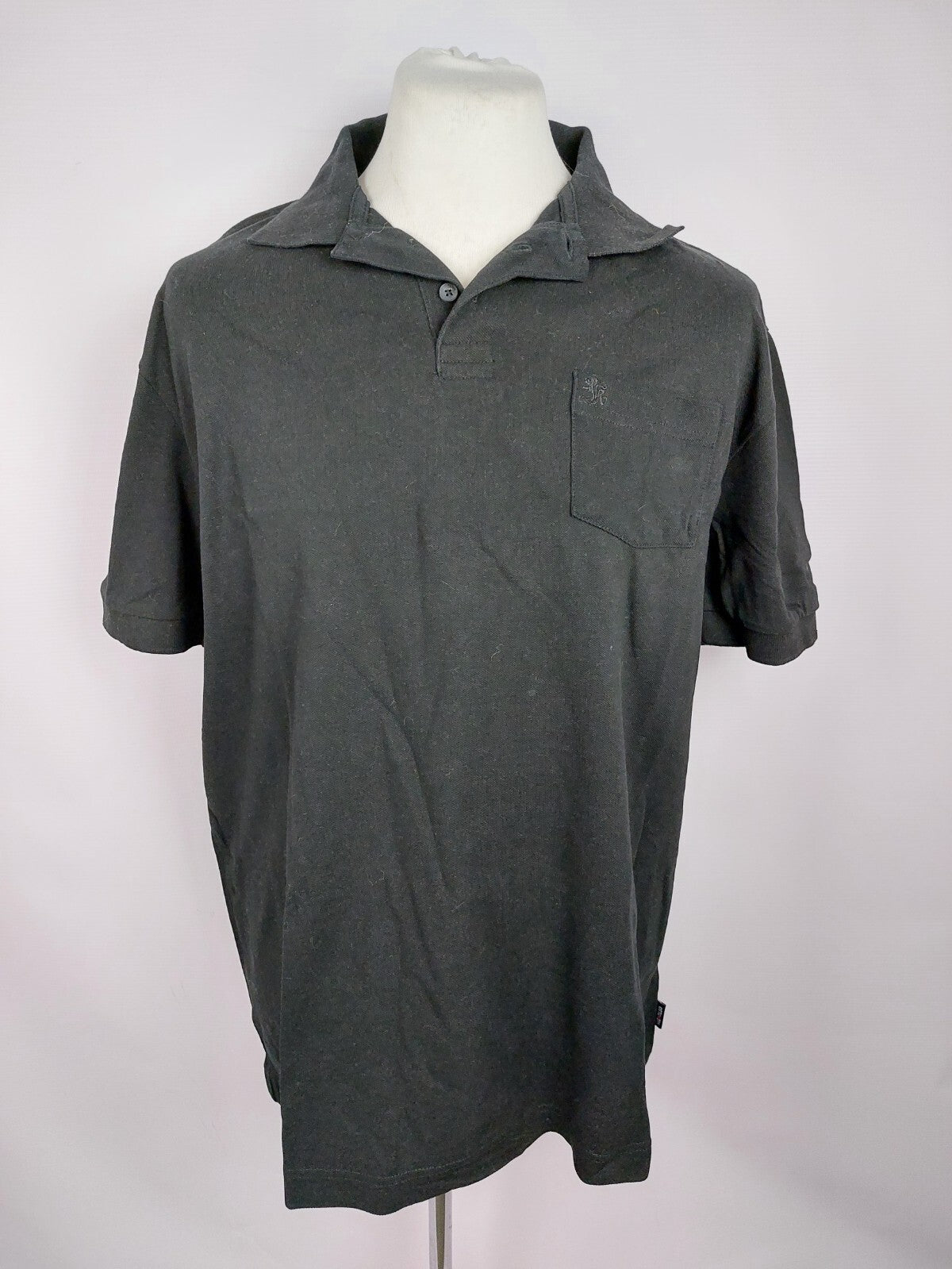 EK3953 Herren Polo von Otto Kern, schwarz, Gr. 2XL0