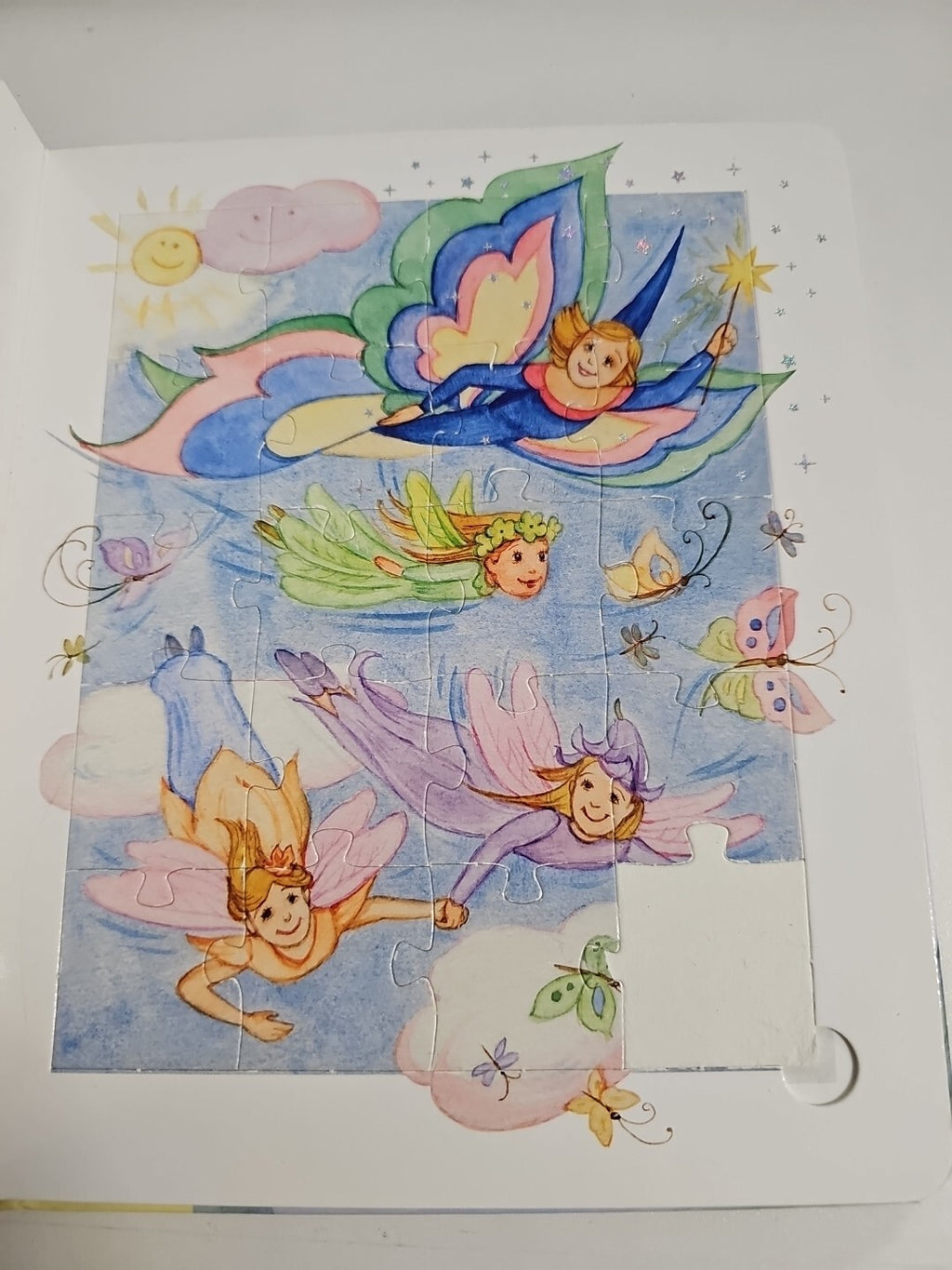 EB979 Puzzlebuch Kinderbuch Die kleine Fee Gebundene Ausgabe2