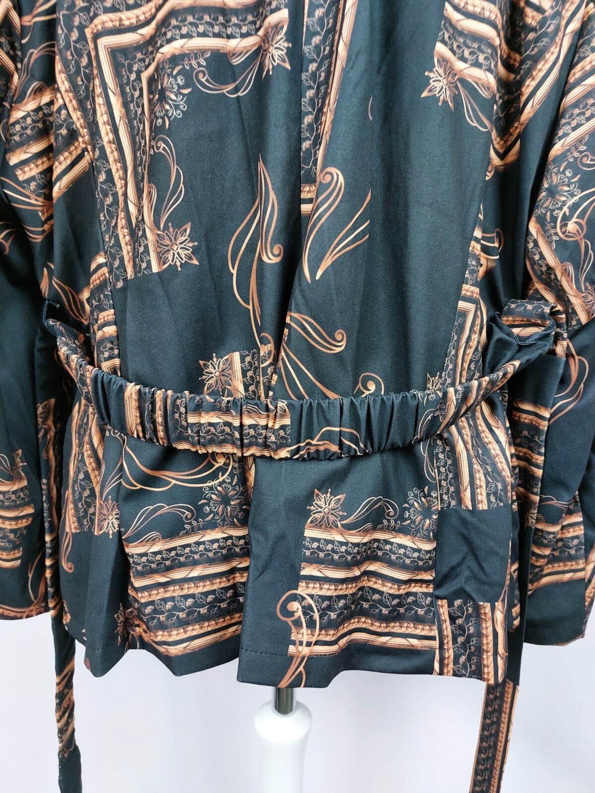 EK9603 Damen 2-Teiler von SheIn, braun/schwarz, Gr. 4XL7