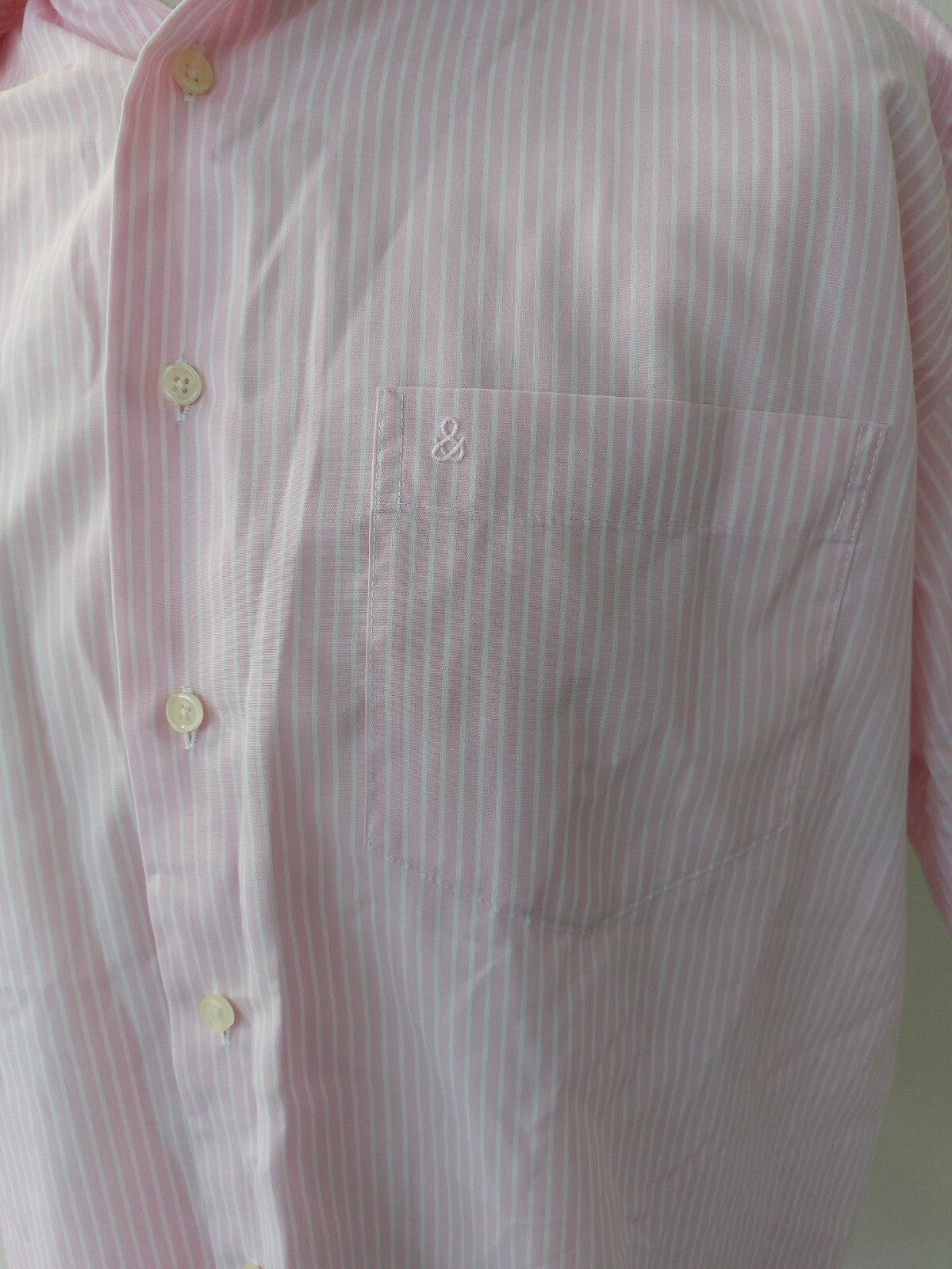 EK3205 Herren Hemd von di Stephano, weiß-rosa-blau, Gr.432