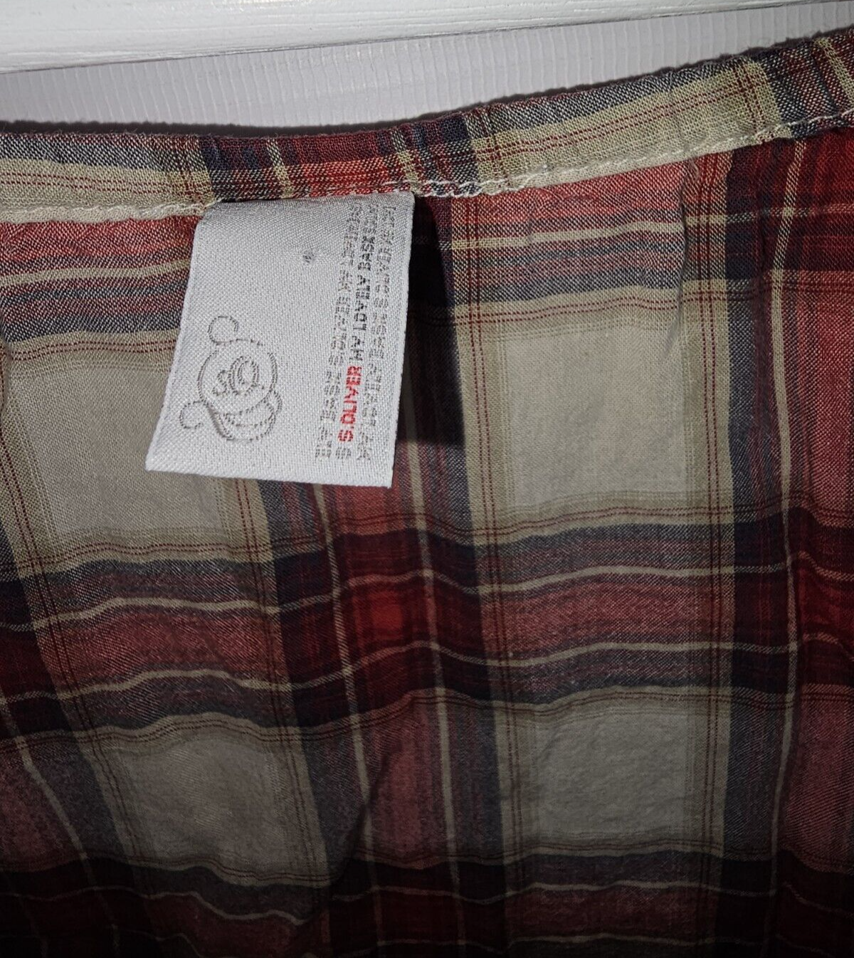 EK6943 Damen Bluse von s.Oliver, rot-beige, Gr.421