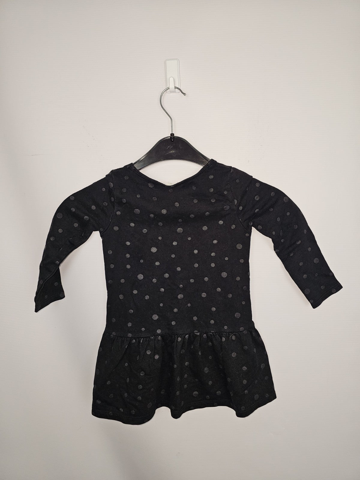 EK8495 Mädchen Kleid von H&M, Schwarz, Gr. 98/1043
