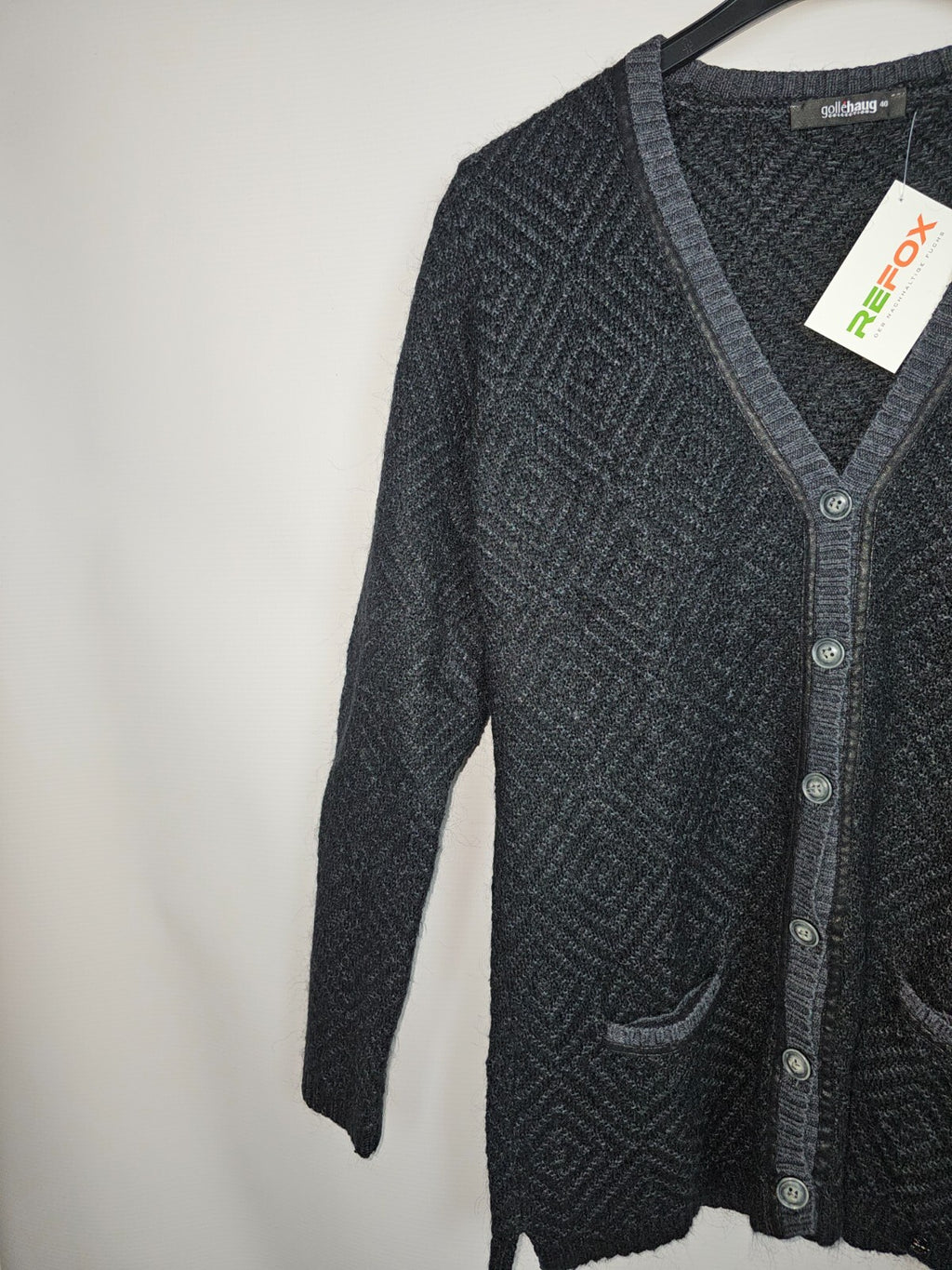 EK2751 Damen Strickjacke von gollehaug, Schwarz, Gr.: 401