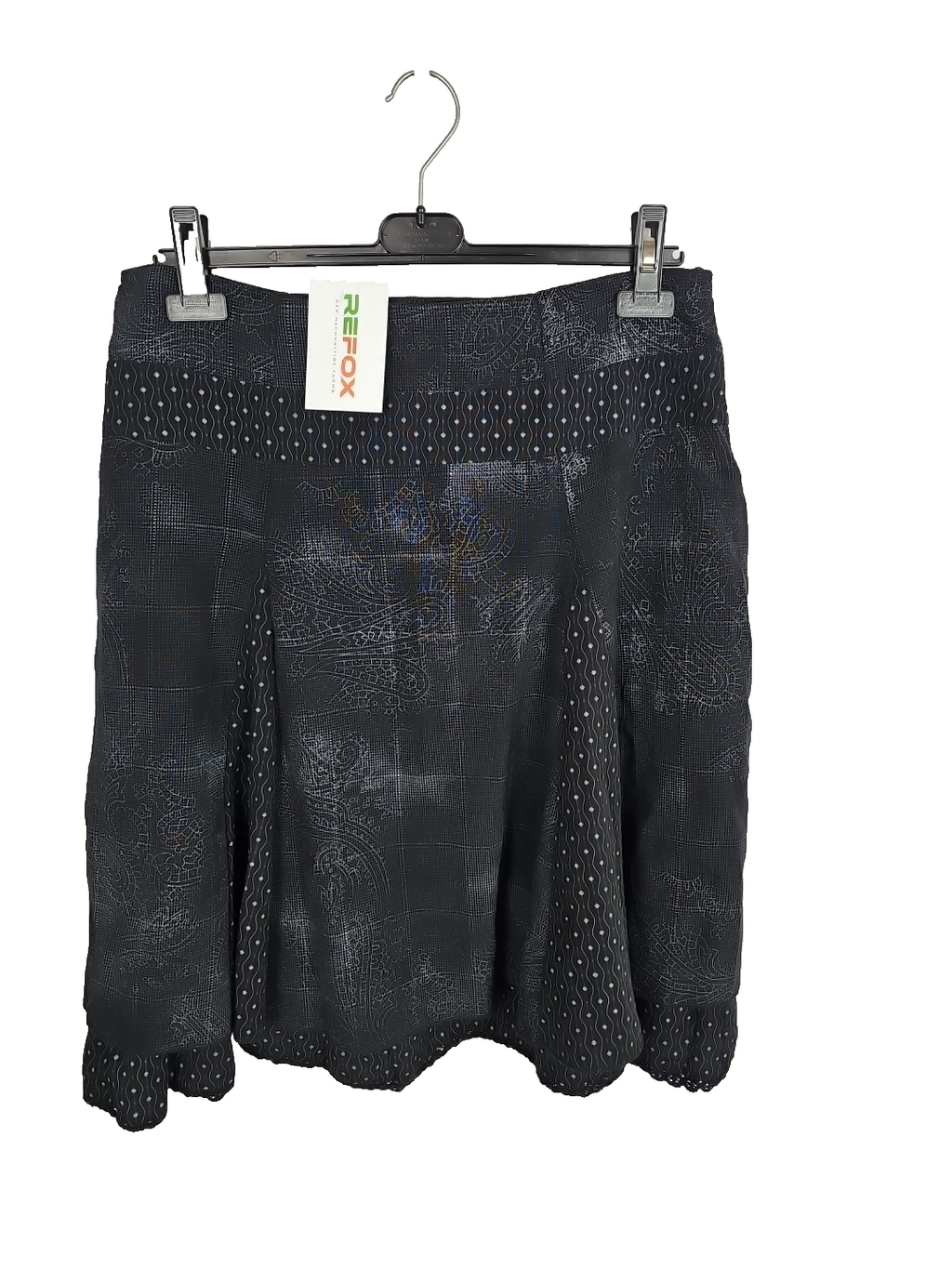 EK 7226 Damen Rock Promod   Schwarz Grau Gr L 420