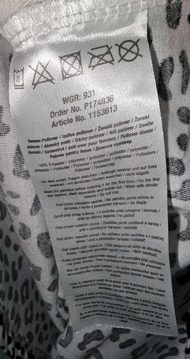 EK9562 Damen T-Shirt Janina Gr.40 Leoparden Rosa3