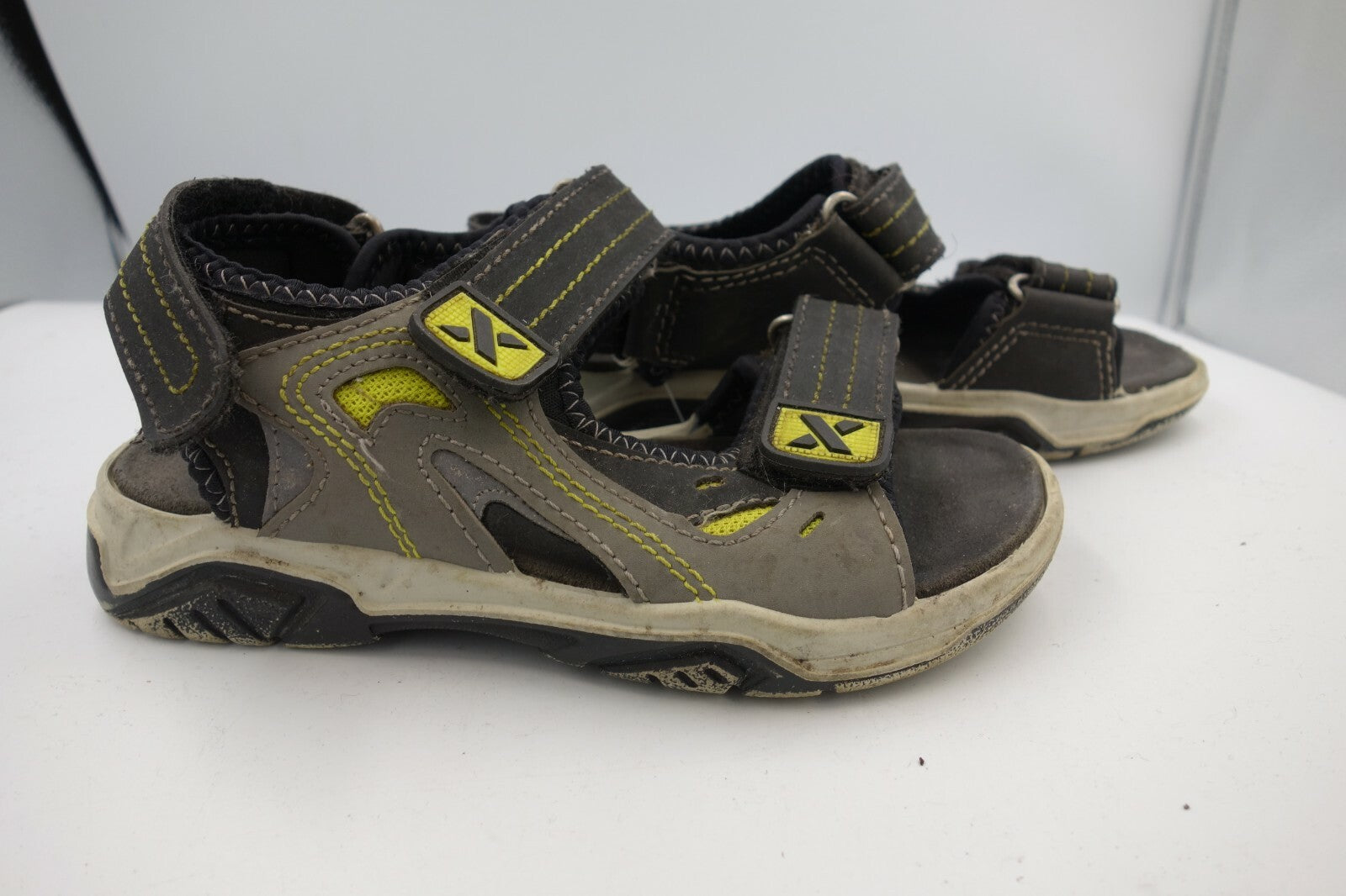 ES0688 Jungen Sandalen von Elefanten, schwarz/grau, Gr. 311