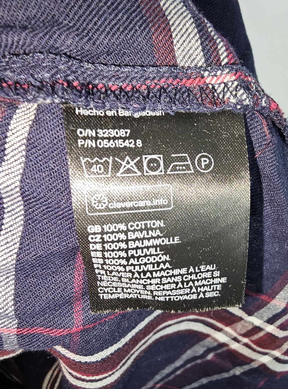 EK3735 Damen Bluse von H&M , Blau, Gr. M4