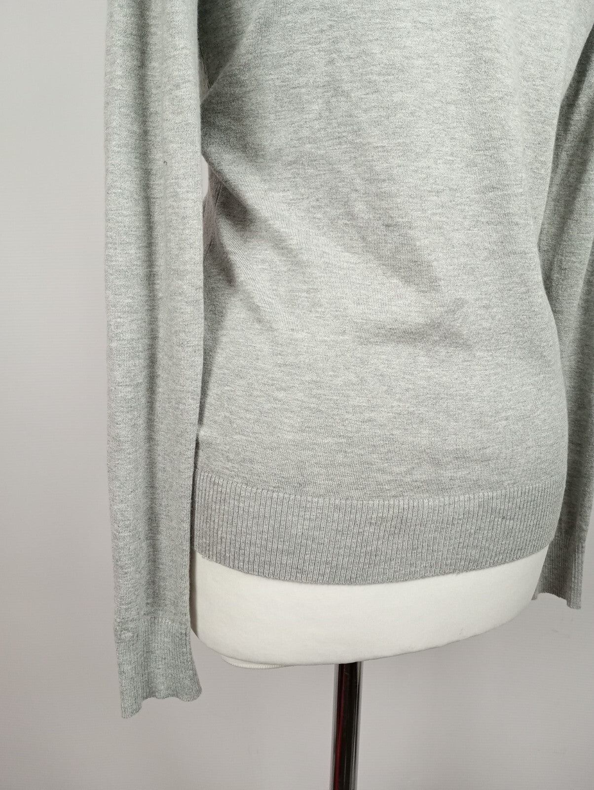 EK5259 Damen Strickjacke von H&M, grau, Gr. 404