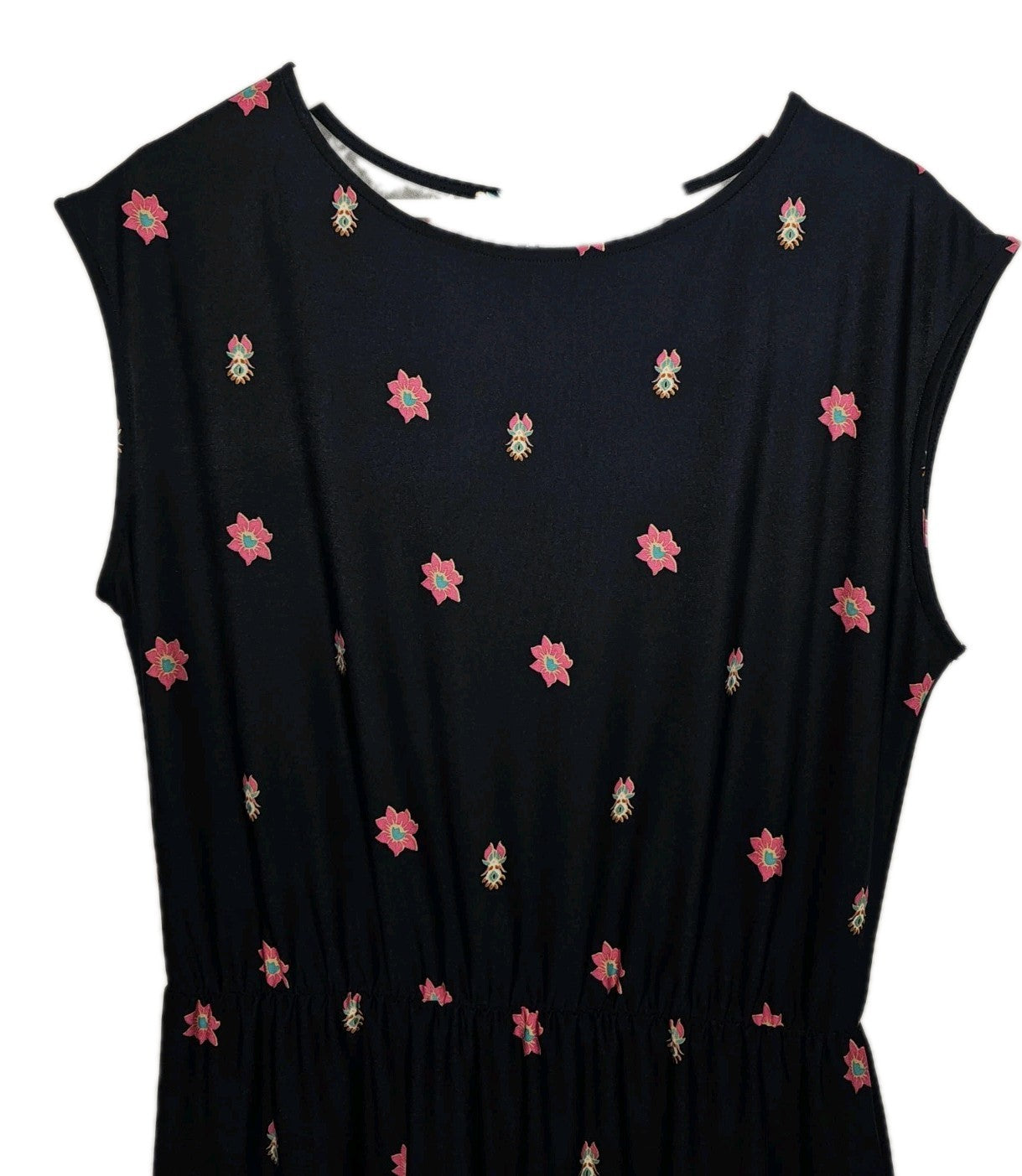 EK9585 Damen Kleid von Laura Torelli, Mehrfarbig, Gr. S (fällt groß aus)1