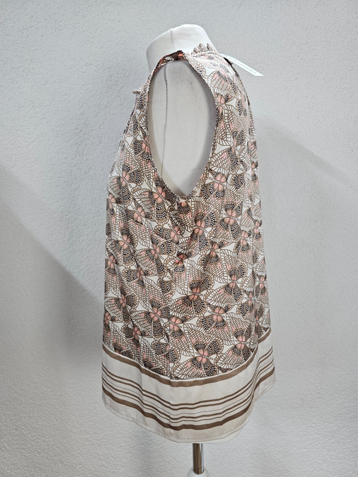 EK6119 Damen Bluse von Comma, braun-rosa, Gr.402