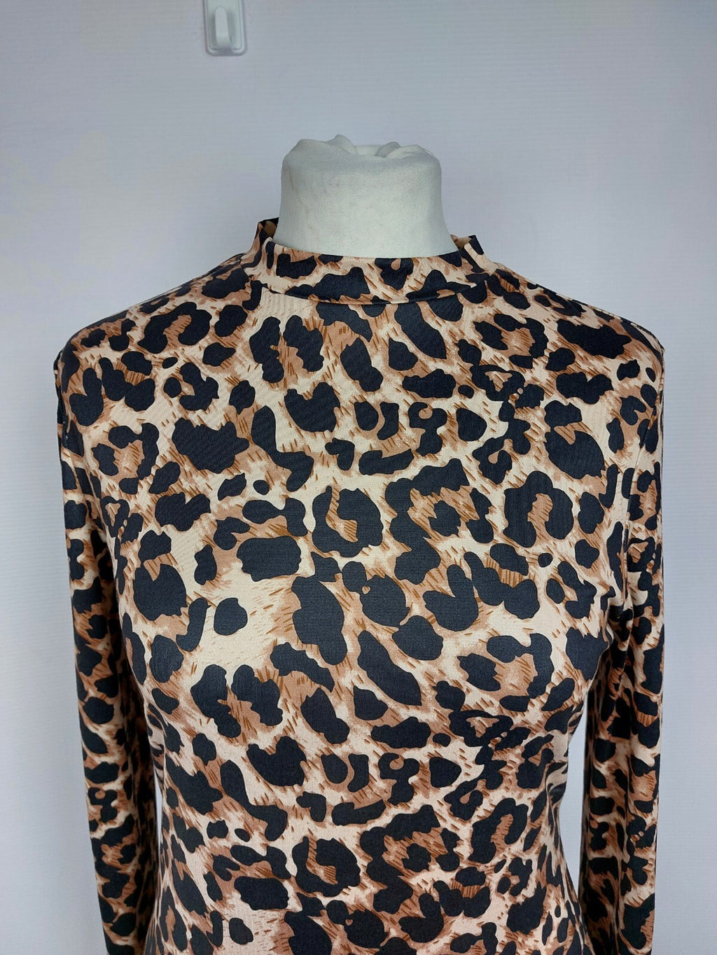 EK4758 Damen Langarmshirt von SheIn, braun/schwarz, Gr. L4