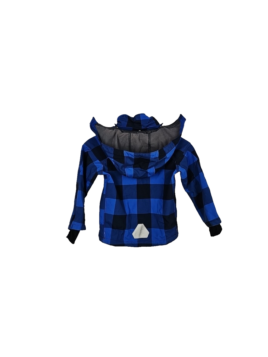 EK8047 Kinder Jacke Blau 116 H$M kariert1
