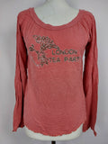 EK1147 Damen Langarmshirt von Free soul, rot, Gr.M0