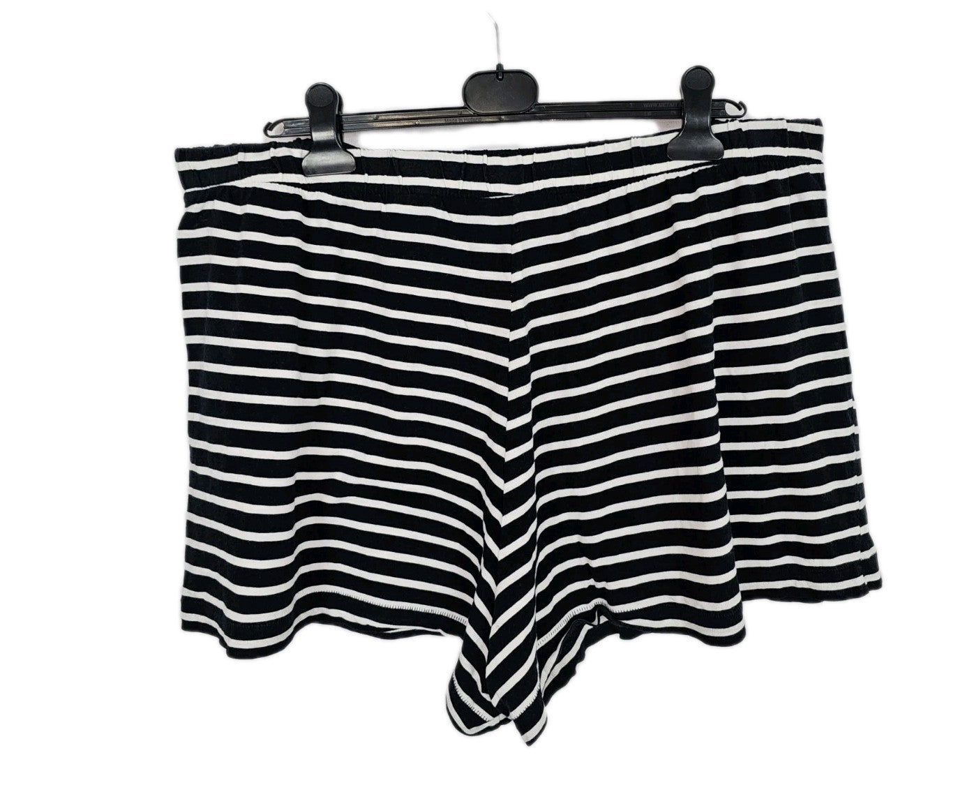 EK10047 Damen Shorts von H&M, schwarz-weiß, Gr.2XL3