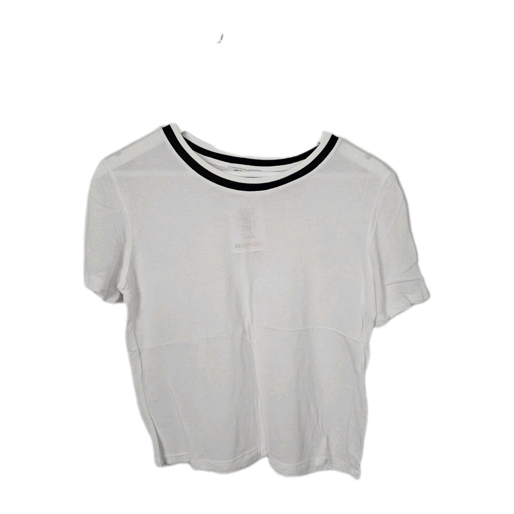 EK8872 Damen Tshirt von Zara, Weiß, Gr. S0