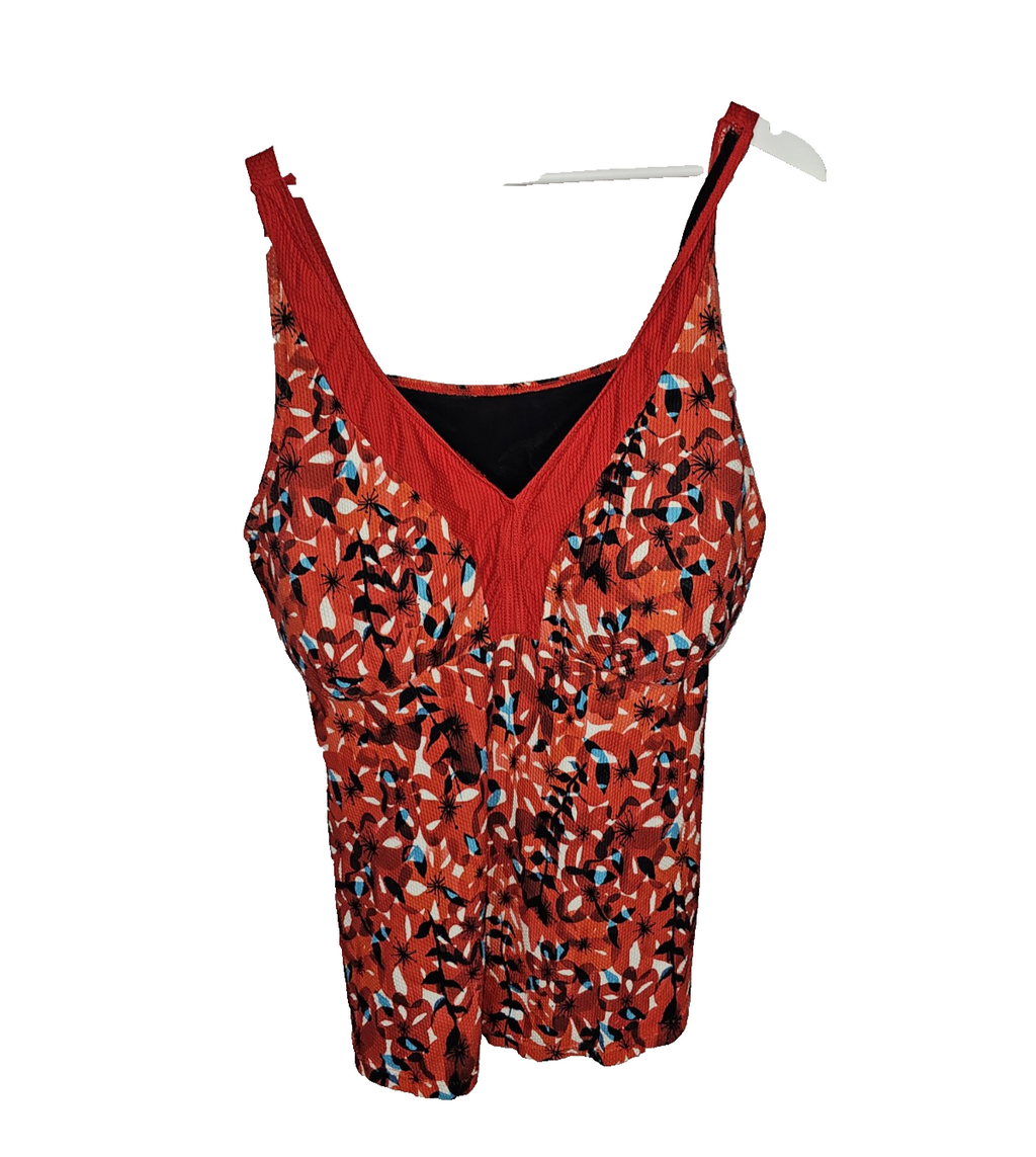 EK7097 Damen Tankini von Ulla Popken, Rot, Gr.581