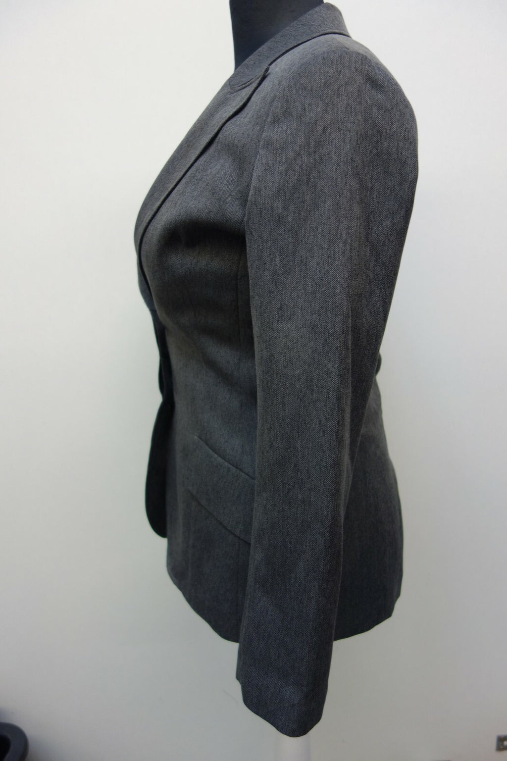 EK0271 Damen Anzugjacke von Hennes, grau, Gr. 424