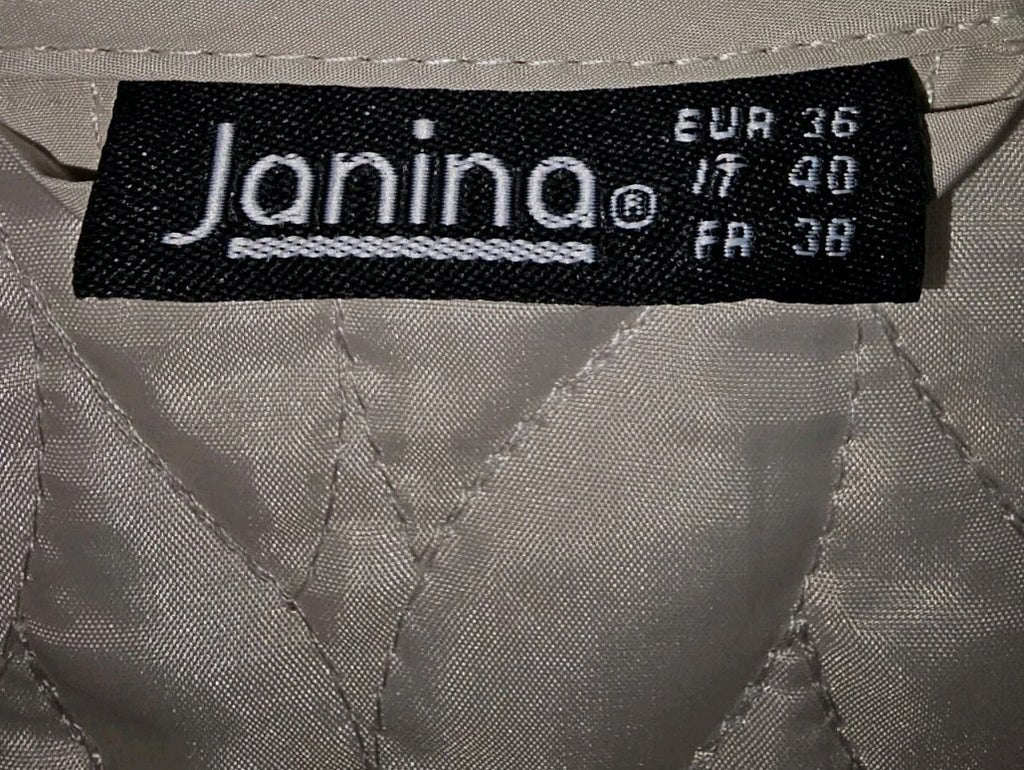EK11189 Damen Leichte Steppjacke von Janina, beige, Gr.362