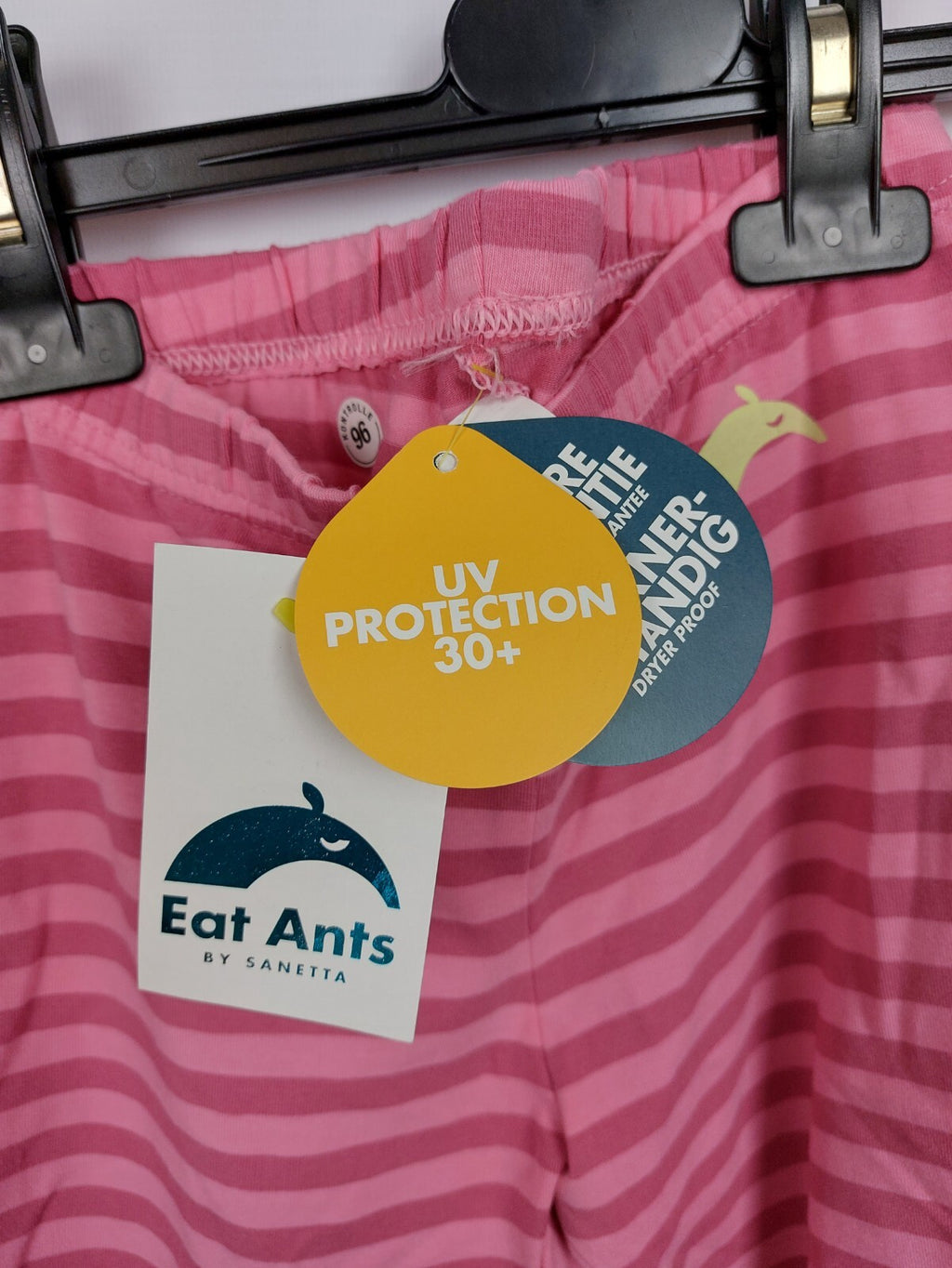 EK1876 Mäden Caprihose von Eat Ants, rosa gestreift, Gr. 1283