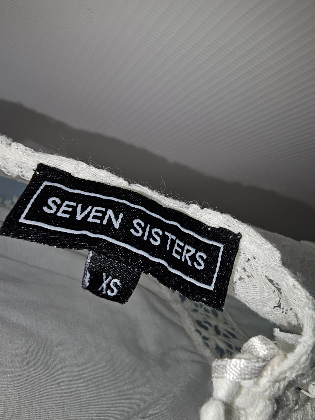 EK7631 Damen Kleid von Seven Sisters, Weiß, Gr. XS2