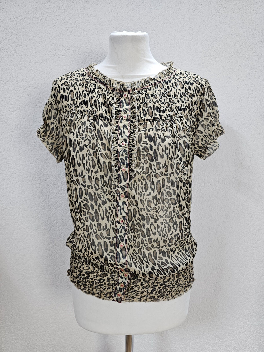 EK6115 Damen Bluse von Only, leomuster, Gr. S0