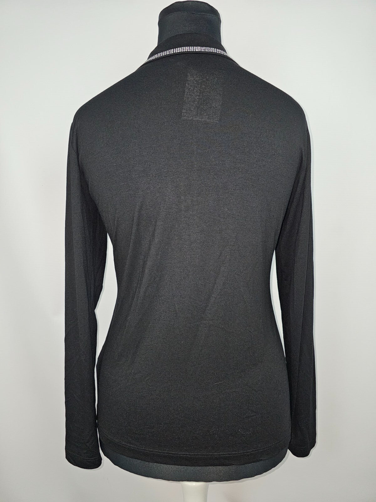 EK5573 Damen Langarmshirt von Alba Moda, schwarz, Gr.406
