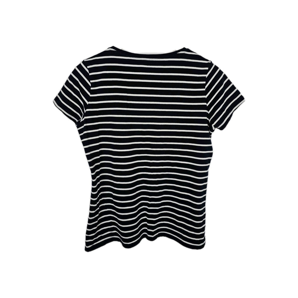 EK9869 Damen T-Shirt Janina Gr.40 Blau Gestreift2