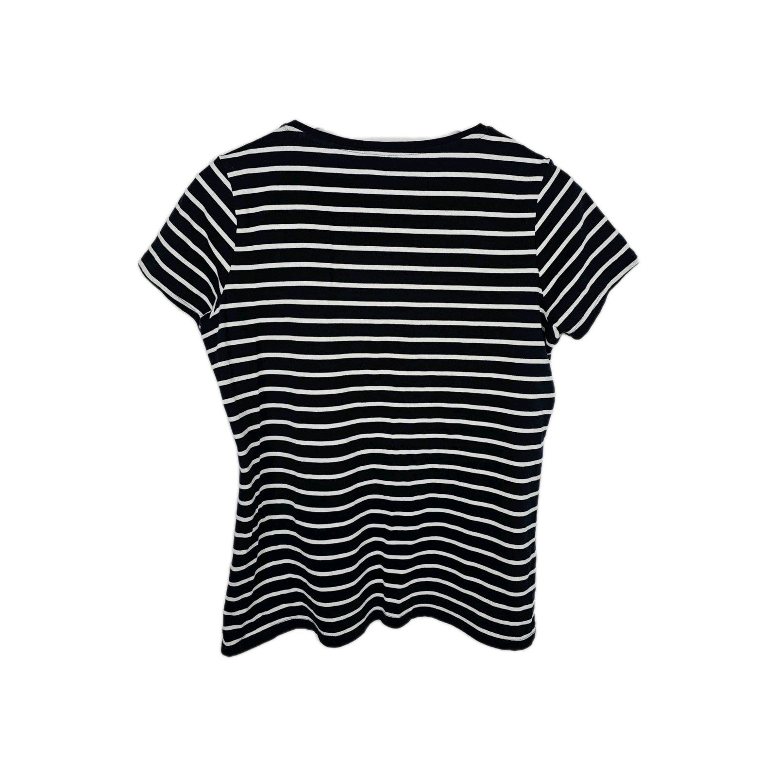 EK9869 Damen T-Shirt Janina Gr.40 Blau Gestreift2
