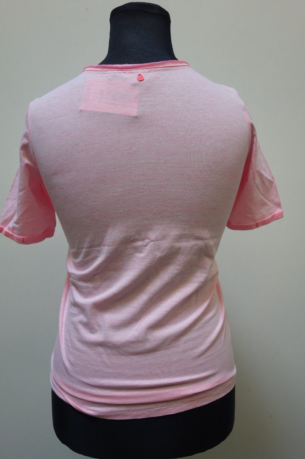 EK3374 Damen T-Shirt von Cecil, rosa/weiß gestreift, Gr. S5