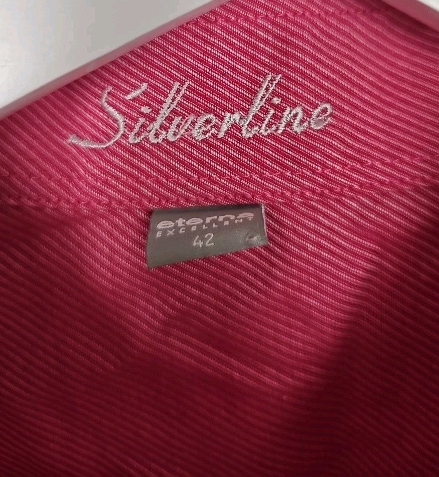 EK8933 Herrenhemd Silverline Gr.42 Rot1