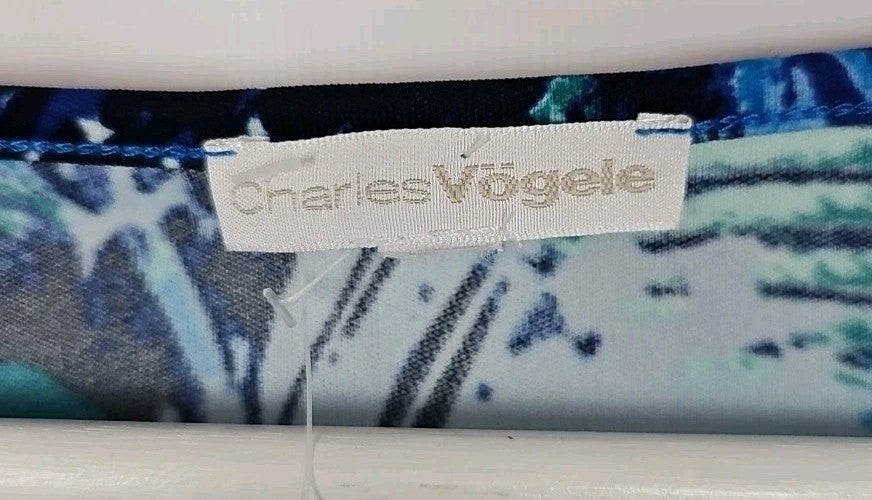EK8273 Damen T-Shirt Charles Vögele Gr.M Blau1