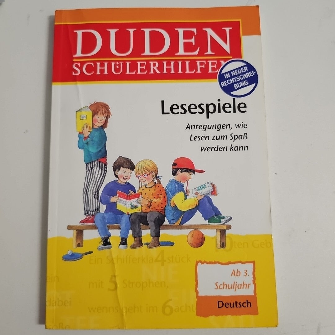 EB2170 Duden Schülerhilfen, Lesespiele, ab 3. Schuljahr, neue Rechtschr0