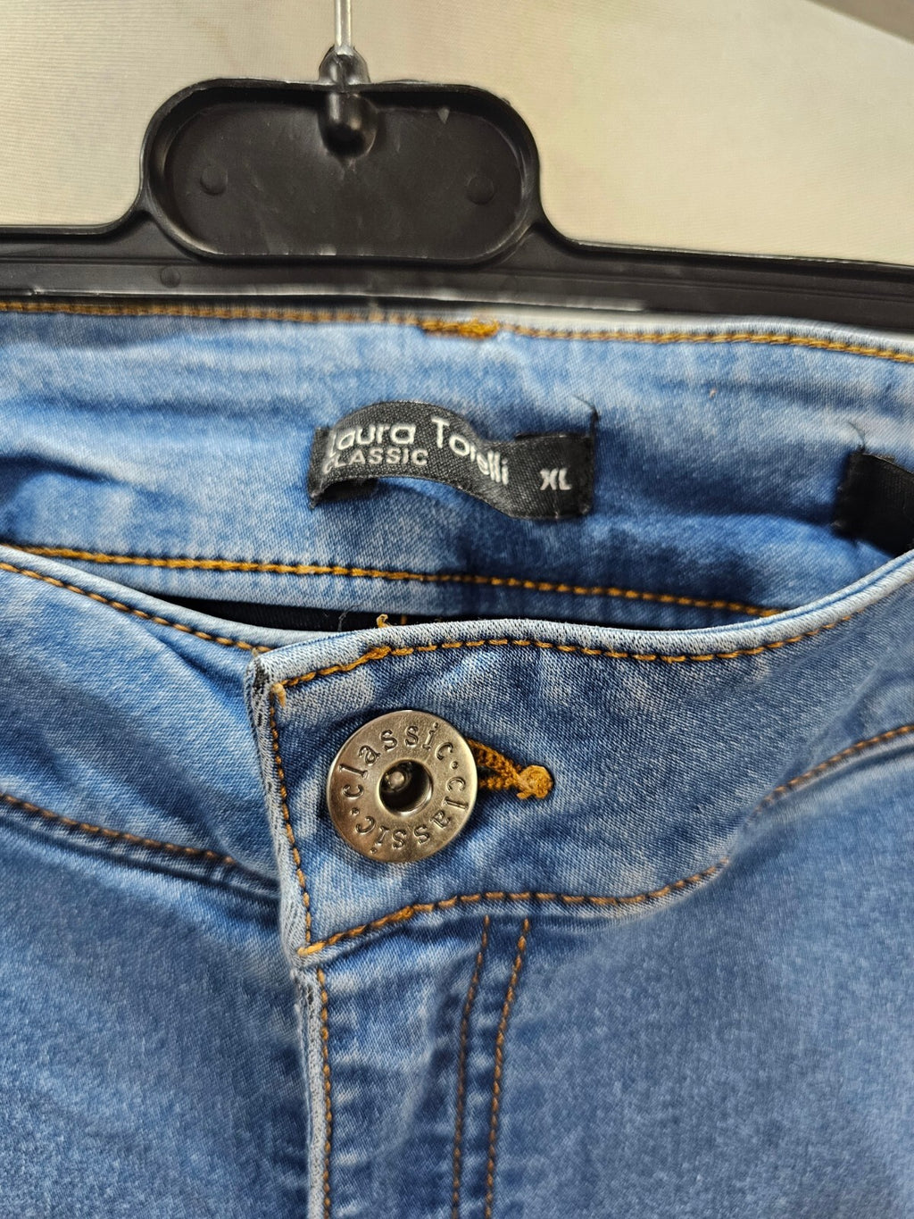 EK5006 Damen Jeans von Laura Torelli, blau, Gr.XL2