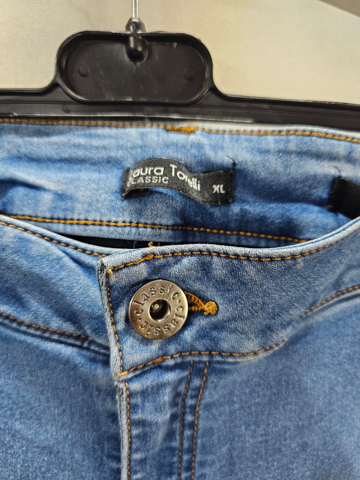 EK5006 Damen Jeans von Laura Torelli, blau, Gr.XL2