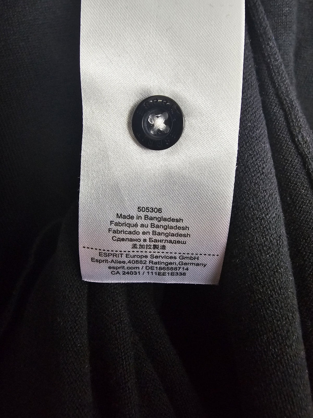 EK4911 Damen Kleid von Esprit, Schwarz,  Gr.L5